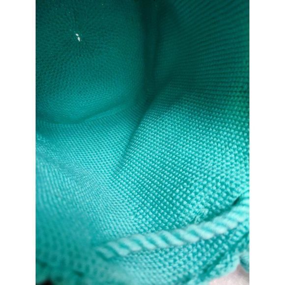 Handmade Wayuu Mochila Crochet Bag Aqua Turquoise - Picture 2 of 4